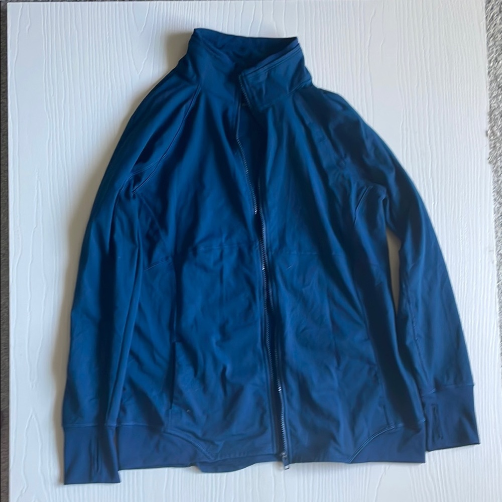 Apana Blue Lightweight Zip Up Athletic Jacket